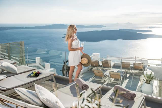 Готель On The Rocks Santorini Імеровіглі Екстер'єр фото